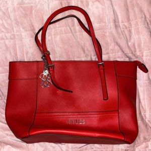 Red Guess medium sized bag